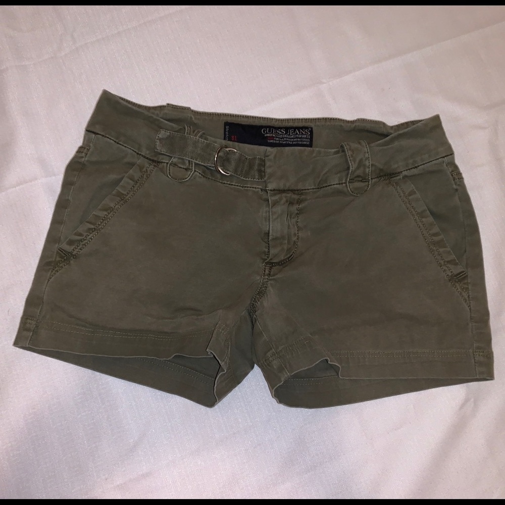 Guess 81 Green Khaki Shorts🕺🏼